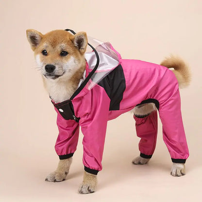 Transparent Pet Raincoat
